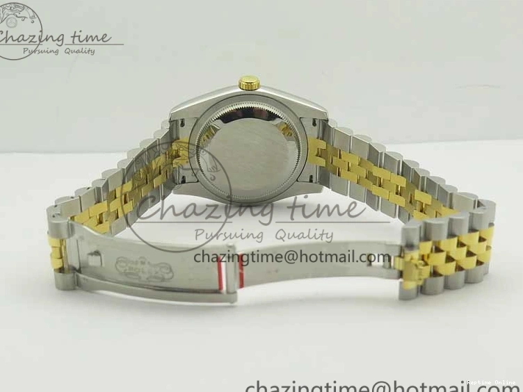 0413 DateJust 36 SS YG 126233 ARF 1:1 Best Edition Black Dial Stick Markers on SS YG Jubilee Bracelet SH ModernLook 3432